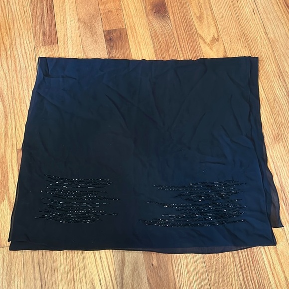 Black Embroidered Shawl - Picture 1 of 1